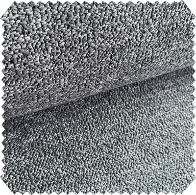 Produktbild von novely® ELMSTEIN - Weicher Bouclé-Möbelstoff in 3D Kieseloptik - Robuster Strukturstoff - Pflegeleichte Meterware 1lfm - Farbe: 87 Grau