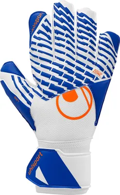 Zdjęcie produktu dla Uhlsport FM Soft Advanced – biały/królewski niebieski/fluorescencyjny pomarańczowy, rozmiar: 8,5