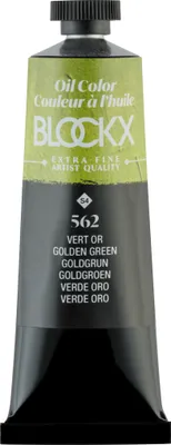 Produktbild von Blockx 3x Ölfarbe, Goldgrün - Tube 35ml - Grüngold 213562BXC