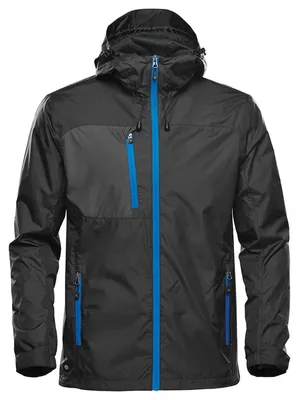 Produktbild von Stormtech - "Olympia" Shelljacke für Herren FK2330 (S) (Schwarz/Azurblau)