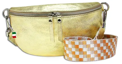 Productafbeelding van Tasche, meerkleurig, Florence, riemtas, leder, verstelbare schouderband, model OTF807Z