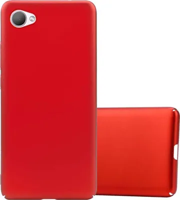 Produktbild von Cadorabo Hülle für HTC Desire 12 Schutzhülle in Rot Hard Case Handy Hülle Etui