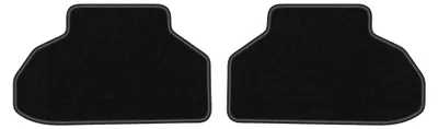 Produktbild von Velours-Fußmatten Hinten für BMW X6 F16 2014- (SUV) – 2-tlg, Schwarz, passgenau – Wielganizator LUX