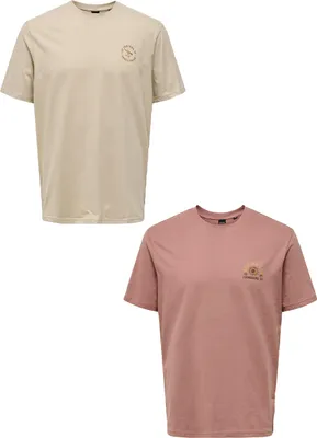 Produktbild von T-Shirt 2er-Set Rundhals Kurzarm |
