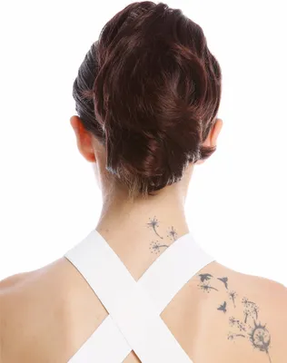 Produktbild von WIG ME UP Zopf Pferdeschwanz kurz voluminös wellig Mahagoni Braun 1028-V-2T33