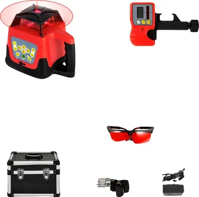 Obrázek produktu pro Rotační laser, 360stupňové skenování, samonivelační, červený paprsek 2