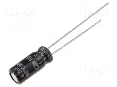 Produktbild von 20x Kondensator: elektrolytisch 47uF 16VDC Ø5x11mm THT ±20% RD1C476M05011BB Elektr