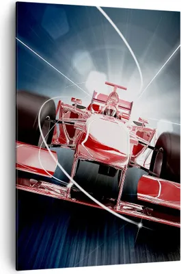 Produktbild von Bild auf Leinwand - Leinwandbild - Einteilig - Formel Geschwindigkeit Motor - 70x100cm - Wand Bild - Wanddeko - Wandbilder - Leinwanddruck - Wanddekoration - Leinwand bilder - Wandbild - PA70x100-2677