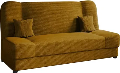 Produktbild von MIRJAN24 Schlafsofa Jonas Cord, Schlaffunktion und Bettkasten, Stilvoll Polstersofa (Farbe: Poso 01)