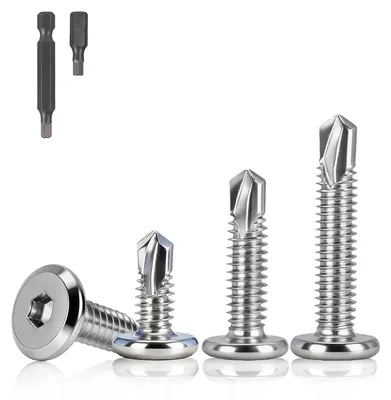 Obrázek produktu pro 60 kusů samojistných šroubů M6.3 x 25 mm, nerezová ocel