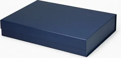 Obrázek produktu pro Magnetická dárková krabička, tmavě modrá, 380 x 280 x 60 mm (vnější rozměry) L