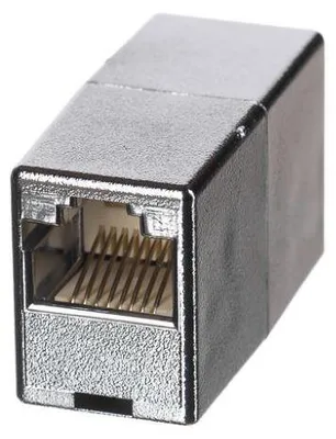 Immagine prodotto di Connettore per cavi RJ45-RJ45, categoria 5E, schermato, marca Netrack