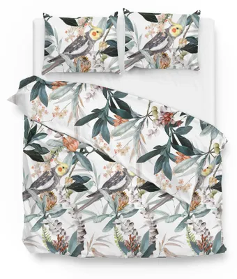 Produktbild von ZO!Home Kendal Dbo 240 White Bettwäsche 1 x Bettbezug 240x220 + 2 x Kopfkissenbezug 80x80 White Natur weiß