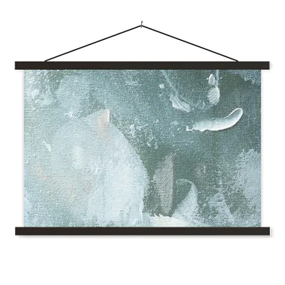 Produktbild von MuchoWow® Textilposter Acrylfarbe - Abstrakt - Design 150x100 cm mit schwarzem Rahmen - Schlafzimmer
