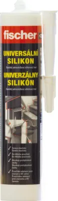 Obrázek produktu pro FISCHER Univerzální silikon bílý, odolný tmel pro vnitřní i venkovní použití - 310ml