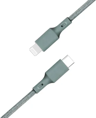 Obrázok produktu pre JUST GREEN, kábel USB-C / Lightning 2 metre 2,4 A na nabíjanie a synchronizáciu 12 W, zelený