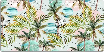 Produktbild von Schreibtischmatte Tischunterlage 90x45 cm Mauspad - Palme