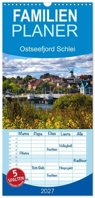 Produktbild von Familienplaner 2027 - Ostseefjord Schlei mit 5 Spalten (Wandkalender, 21 x 45 cm) CALVENDO