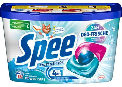 Produktbild von Spee Power Caps, 216 g, 18 Stück(e), Eimer, P102: Außerhalb der Reichweite von Kindern aufbewahren.