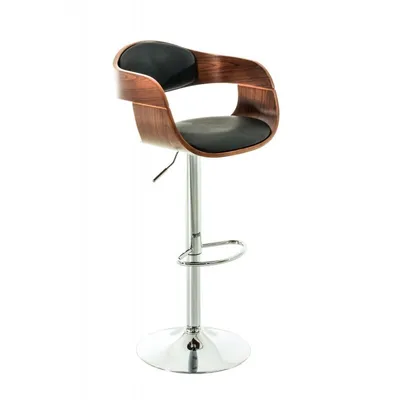 Produktbild von Barhocker Kingston C - walnuss/schwarz