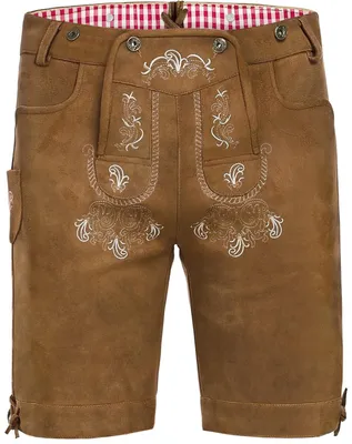 Productafbeelding van Solidchoice - Traditionele Leren Broek voor Mannen met Braces in Donkerbruin
