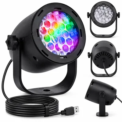 Produktbild von Weihnachtsprojektor mit LED, Projektionslicht für Halloween, Weihnachten und Partys, für Innen- und Außendekoration