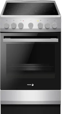 Image de Cuisinière Vitrocéramique FAGOR FACV203S, 4 Foyers, 62 L, 50 x 60 cm, Silver