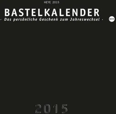 Produktbild von Bastelkal. schwarz, klein 2015