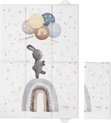 Obrázek produktu pro CEBA BABY Podložka přebalovací cestovní (60x40) Basic Rainbow Walk