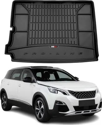 Produktbild von OMAC Gummi Kofferraumwanne für Peugeot 5008 2017-2025 TPE Laderaumwanne Schwarz
