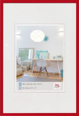 A framed picture of a modern home office setup.