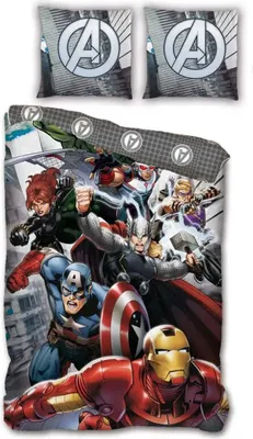 Produktbild von Marvel Avengers Kinder Bettwäsche Set