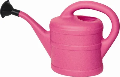 Zdjęcie produktu dla Konewka o pojemności 1 litra, wykonana z tworzywa sztucznego w kolorze fioletowym, o wymiarach 25x85x17 cm, z bardzo długim i precyzyjnym dziobkiem do nalewania
