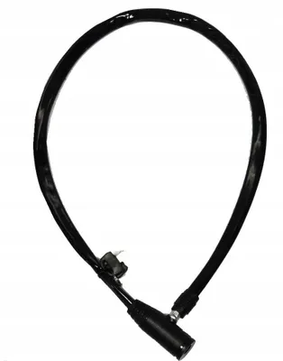 Produktbild von TONYON Fahrradschloss Kabel mit Schlüssel 80 cm Schwarz