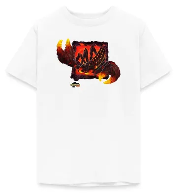 Produktbild von Spreadshirt Schleich Eldrador Lavaskorpion Teenager T-Shirt, 134/146 (9-11 Jahre), Weiß