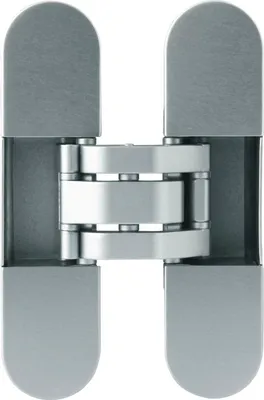 Produktbild von Türband Invisacta 120 3D, Türscharnier inkl. Abdeckkappen | Tragkraft 60 kg, Stahl silberfärbig