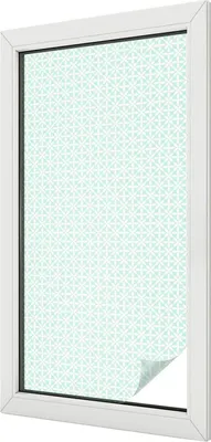 Zdjęcie produktu dla Folia witrażowa - 100x100 cm - wzór witrażowy - nieprzezroczysta dekoracyjna folia do ochrony prywatności - samoprzylepna, ochrona przed promieniowaniem UV - symetria kwiatowa