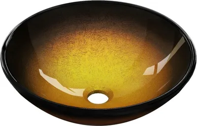 Produktbild von Mexen Mira Aufsatzwaschbecken aus Glas 42 x 42 cm, Dunkelgold - 24124251