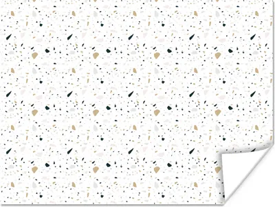 Produktbild von MuchoWow® Poster Muster - Terazzo - Textur 120x90 cm - Wandbild