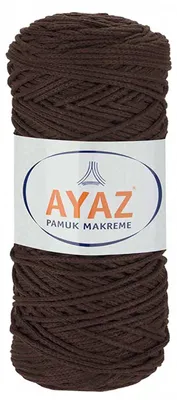 250g PAMUK MAKREME Strickwolle 6195 schokobraun