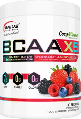 Produktbild von Genius Nutrition | BCAA X5 Red energy