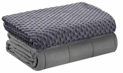 Obrázok produktu pre Vážená deka 150x200cm - 9kg - Vymeniteľný poťah - Sklenené guličky