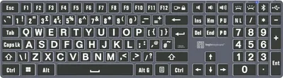 Image de Logickeyboard Largeprint TITAN - Tastatur - Windows