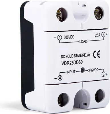 Obrázek produktu pro 25A 600V DC-DC polovodičové relé SSR modul s ovládáním 3-32VDC, odolné SSR pro průmysl a automatizaci