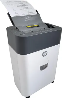 Produktbild von HP OneShred Auto 100CC, Kreuzschreddern, 22 cm, 4.3 x 12 mm, 17 l, 100 Blätter, 68 dB