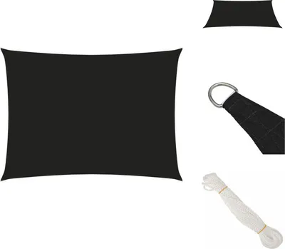 Obrázek produktu pro vidaXL Markýza Oxford Rectangular 3x4,5 m Black - Slunečníky a sluneční clony