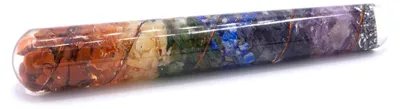 Produktbild von Chakra-Orgonit und Kupfer-Heilstab – 140 x 30 mm