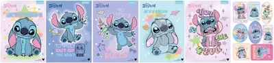 Image de Recharges pour classeur A5 Stitch Beniamin, 13 feuilles, motifs variés