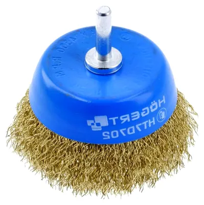 Produktbild von Drahtbürste mit 75 mm Schaft und 0,3 mm Messingdraht
