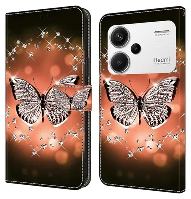 Obrázok produktu pre Puzdro na mobilný telefón Xiaomi Redmi Note 13 Pro Plus z umelej kože v tvare knihy, motív 11, puzdro, obal, ochrana